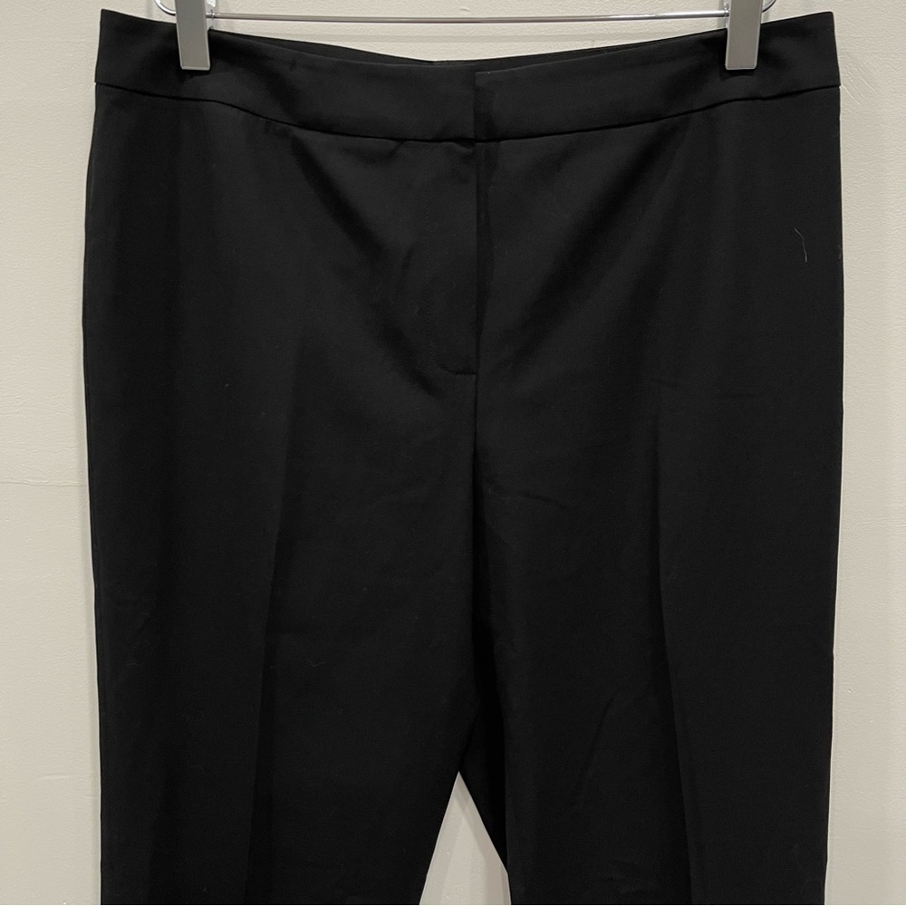 Lafayette 148 Menswear Trouser Pants Black Virgin Wool Size 10 - Picture 3 of 8